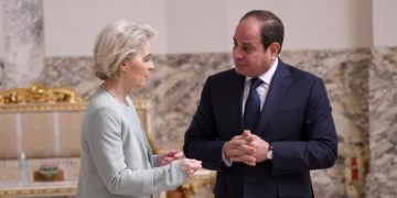 European Commission chief: We agree with Sisi on saying no to forced displacement of Palestinians