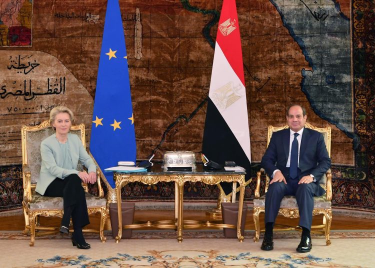 Sisi, der Leyen discuss Gaza, bilateral ties 1 - Egyptian Gazette