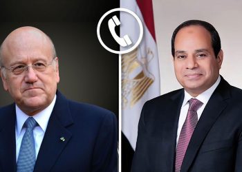 Sisi, Mikati discuss over phone Gaza, West Bank updates