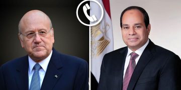 Sisi, Mikati discuss over phone Gaza, West Bank updates 1 - Egyptian Gazette Sisi, Mikati discuss over phone Gaza, West Bank updates
