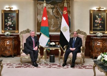 Sisi, Abdullah II say efforts to settle Palestinian-Israeli conflict have to be based on two-state solution