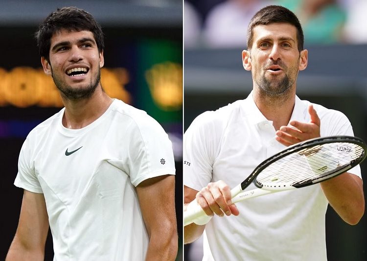 Carlos Alcaraz sets up semi-final match against Novak Djokovic at ATP Finals.