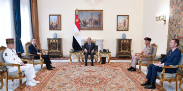 Sisi discusses Gaza, regional issues with French Armed Forces minister 1 - Egyptian Gazette Sisi discusses Gaza, regional issues with French Armed Forces minister