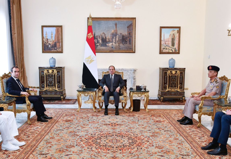Sisi discusses Gaza, regional issues with French Armed Forces minister 1 - Egyptian Gazette