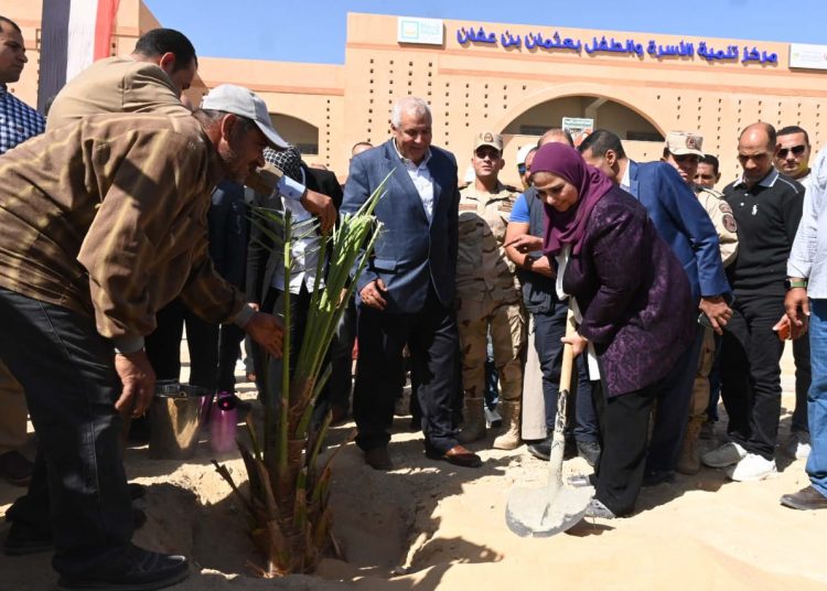 Social Solidarity min. visits New Valley to open development projects 1 - Egyptian Gazette