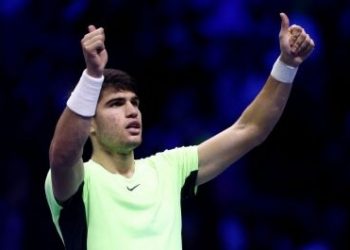 Alcaraz beats ranting Rublev, Medvedev through to semi-finals