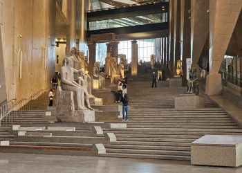 Video- Grand Egyptian Museum opens the Grand Staircase 2 - Egyptian Gazette