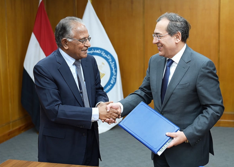 Egypt's Minister of Petroleum and Mineral Resources Tarek el Molla received Friday a delegation from India's TCI Sanmar Petrochemical, led by the company's chairman BS Jayaraman.