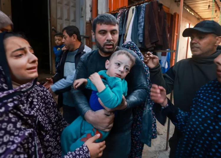 Israeli airstrikes in Rafah, Al-Bureij claim 16 innocent lives, including children 1 - Egyptian Gazette