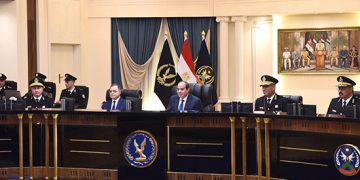 Sisi visits Police Academy HQ