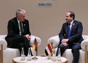 Sisi has talks with Lithuanian president on sidelines of COP28 in Dubai