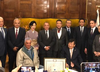 Japanese scholar in pride of place in Egyptology