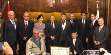 Japanese scholar in pride of place in Egyptology