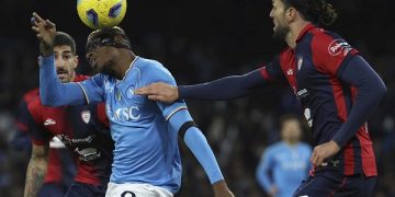 Napoli stuns Cagliari in Serie A