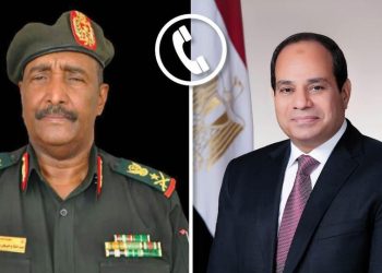 Sisi receives phone call from Burhan to offer congratulation