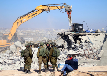 Israeli occupation forces destroy two family houses south of Nablus