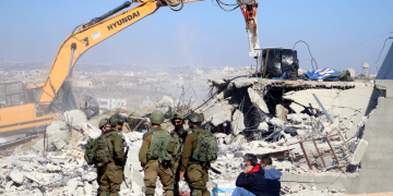 Israeli occupation forces destroy two family houses south of Nablus 1 - Egyptian Gazette Israeli occupation forces destroy two family houses south of Nablus