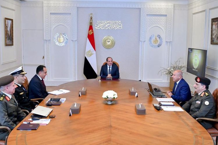 President reviews progress ofGargoub development project northwest Egypt 1 - Egyptian Gazette