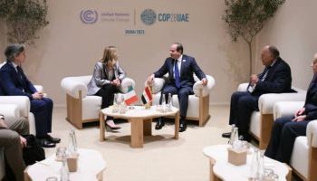 Sisi meets Italian PM, urges strategic cooperation
