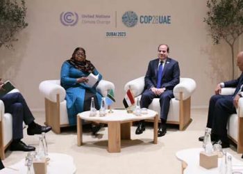 Sisi, Tanzanian president meet on sidelines of climate change conf. in Dubai