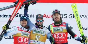 Paris wins World Cup downhill in Val Gardena