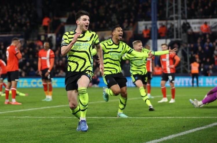 Arsenal go five clear as Rice seals seven-goal thriller at Luton 1 - Egyptian Gazette