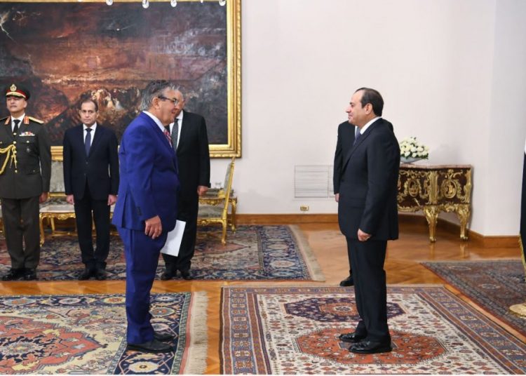 President Sisi receives credentials of 20 new ambassadors, stresses Egypt’s keenness on furtherance of bilateral ties 2 - Egyptian Gazette President Sisi receives credentials of 20 new ambassadors, stresses Egypt’s keenness on furtherance of bilateral ties 1 - Egyptian Gazette
