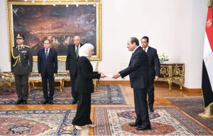 President Sisi receives credentials of 20 new ambassadors, stresses Egypt’s keenness on furtherance of bilateral ties 6 - Egyptian Gazette President Sisi receives credentials of 20 new ambassadors, stresses Egypt’s keenness on furtherance of bilateral ties 5 - Egyptian Gazette
