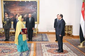 President Sisi receives credentials of 20 new ambassadors, stresses Egypt’s keenness on furtherance of bilateral ties 16 - Egyptian Gazette President Sisi receives credentials of 20 new ambassadors, stresses Egypt’s keenness on furtherance of bilateral ties 15 - Egyptian Gazette