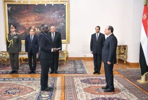 President Sisi receives credentials of 20 new ambassadors, stresses Egypt’s keenness on furtherance of bilateral ties 30 - Egyptian Gazette President Sisi receives credentials of 20 new ambassadors, stresses Egypt’s keenness on furtherance of bilateral ties 29 - Egyptian Gazette