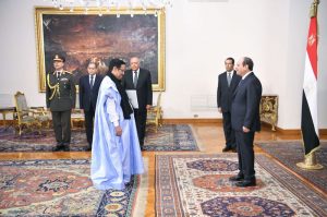 President Sisi receives credentials of 20 new ambassadors, stresses Egypt’s keenness on furtherance of bilateral ties 32 - Egyptian Gazette President Sisi receives credentials of 20 new ambassadors, stresses Egypt’s keenness on furtherance of bilateral ties 31 - Egyptian Gazette
