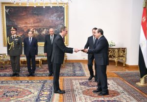 President Sisi receives credentials of 20 new ambassadors, stresses Egypt’s keenness on furtherance of bilateral ties 34 - Egyptian Gazette President Sisi receives credentials of 20 new ambassadors, stresses Egypt’s keenness on furtherance of bilateral ties 33 - Egyptian Gazette