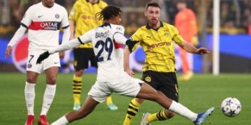 PSG through to Champions League last 16 despite Dortmund draw 1 - Egyptian Gazette PSG through to Champions League last 16 despite Dortmund draw