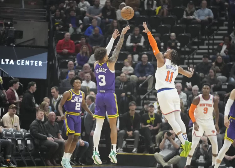 Jazz beat Knicks 117-113 1 - Egyptian Gazette