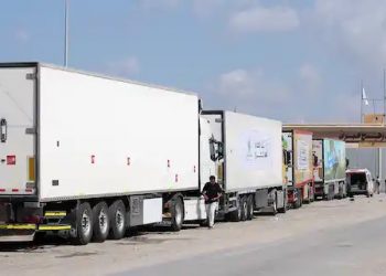 76 aid trucks enter Gaza via Rafah crossing, says official source