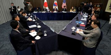 South Korea, US and Japan nuclear envoys condemn North Korea over arms trade with Russia