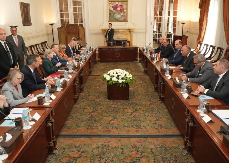 Shoukry to US delegation: Egypt fully rejects forced displacement of Palestinians 1 - Egyptian Gazette
