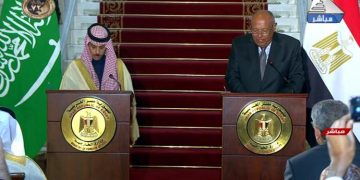 Shoukry, Saudi counterpart co-chair follow-up, political consultations committee