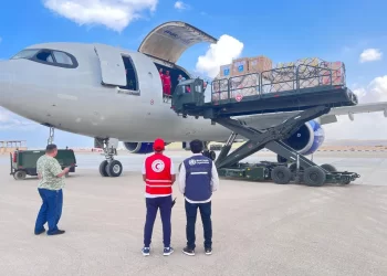 Arish airport receives 2 planes carrying aid supplies for Gaza