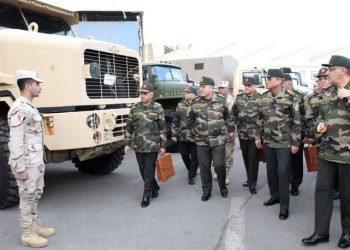 Defense minister inspects engineering industries complex