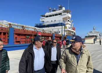 Turkish aid ship for Gaza arrives at Arish port