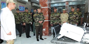 CoS inspects main labs of chemical warfare department 1 - Egyptian Gazette CoS inspects main labs of chemical warfare department