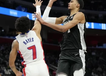 Victor Wembanyama has 1st NBA triple-double for Spurs in 130-108 victory over Pistons