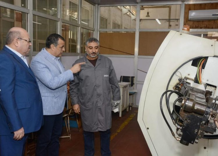 Military Production Minister follows up Helwan operations 1 - Egyptian Gazette