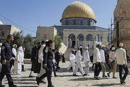 Settlers storm Al-Aqsa Mosque anew 1 - Egyptian Gazette Settlers storm Al-Aqsa Mosque anew