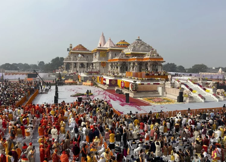 India’s Modi opens a controversial Hindu temple 1 - Egyptian Gazette