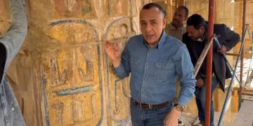 Restoration of Karnak’s Great Hypostyle Hall near completion 1 - Egyptian Gazette Restoration of Karnak’s Great Hypostyle Hall near completion