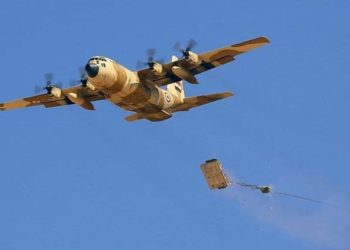 1st humanitarian aid airdrop in Gaza