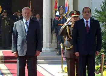 Sisi receives Brazilian president at Ittihadiya Palace