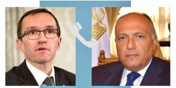 Egypt, Norway assert importance of rallying int’l support to allow aid supplies to Gaza as soon as possible